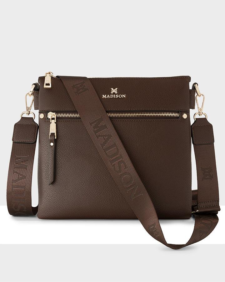 MADISON RENEE CROSSBODY BAG CHOCOLATE