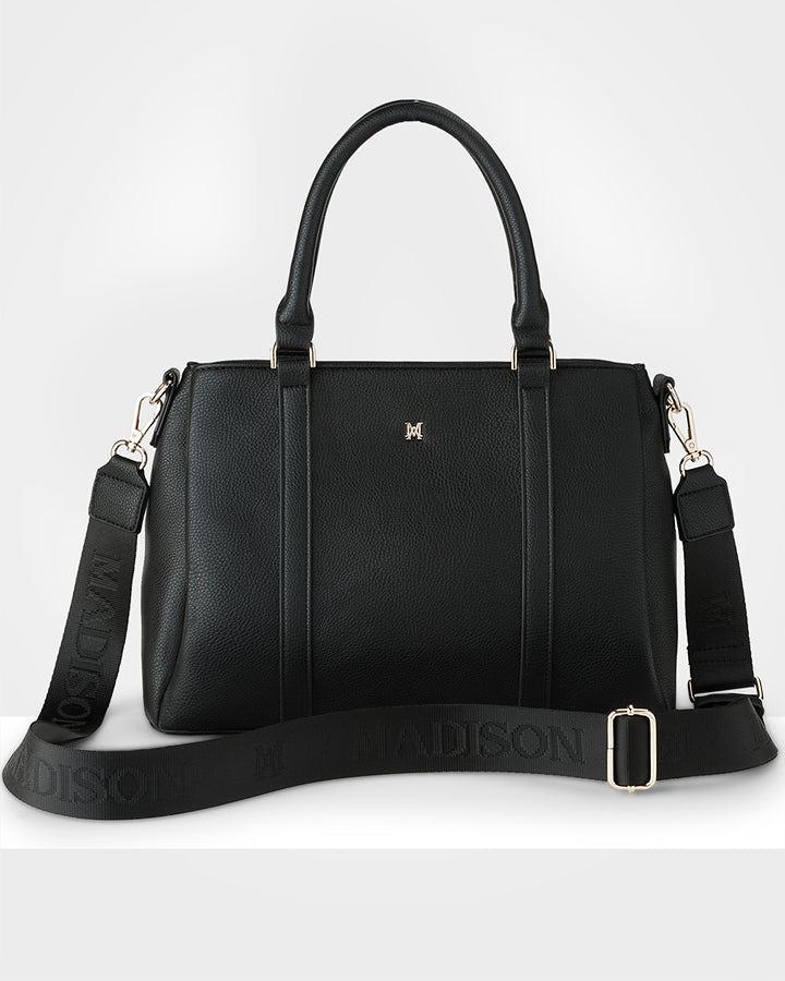 MADISON PATRICIA SATCHEL BLACK