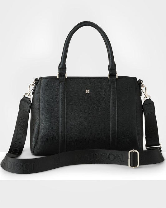 MADISON PATRICIA SATCHEL BLACK