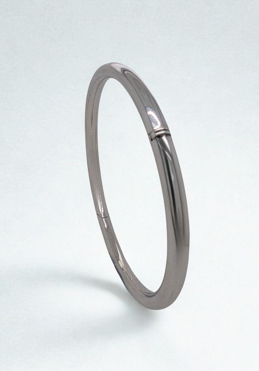 SS ROUND HINGE BANGLE