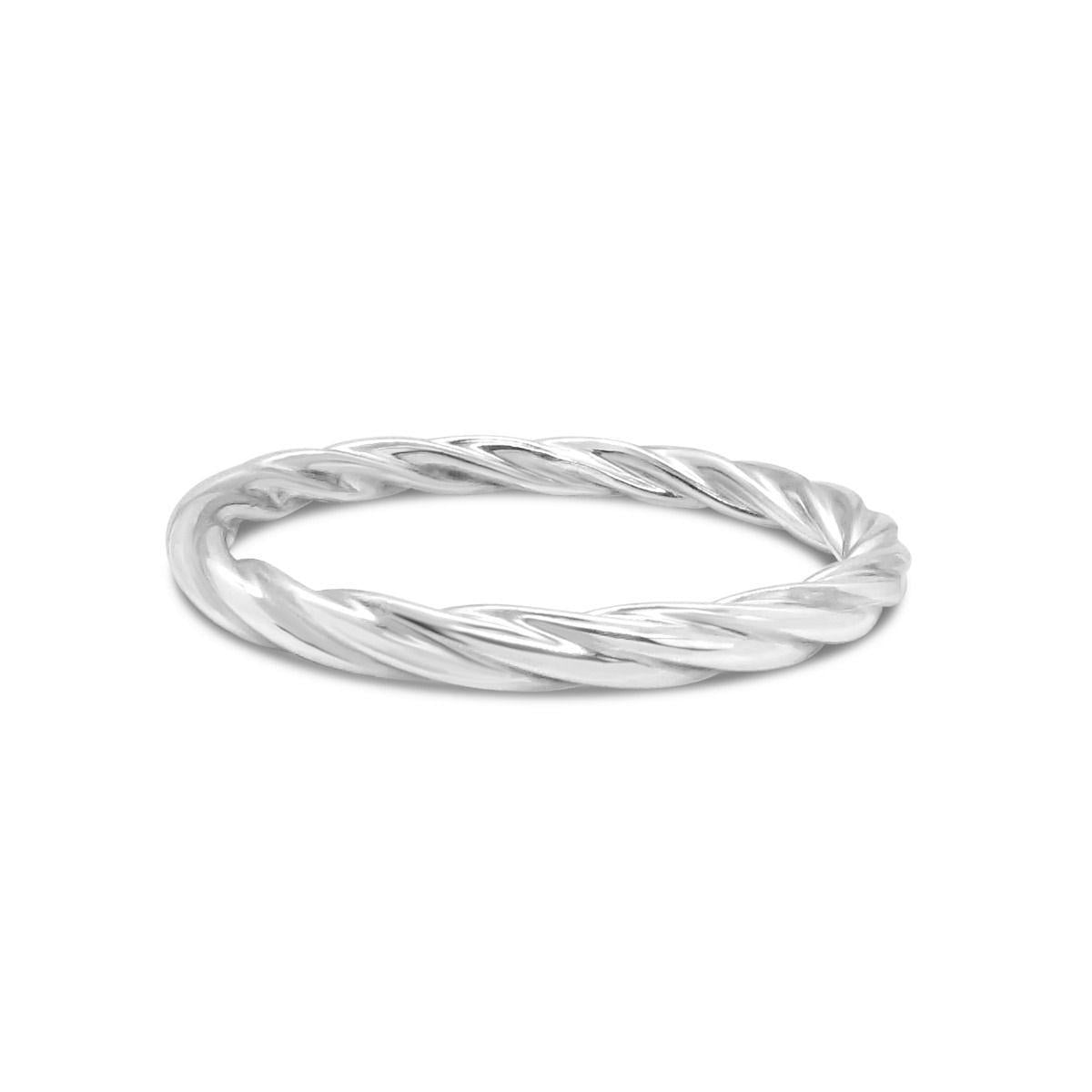 SS TWIST BANGLE