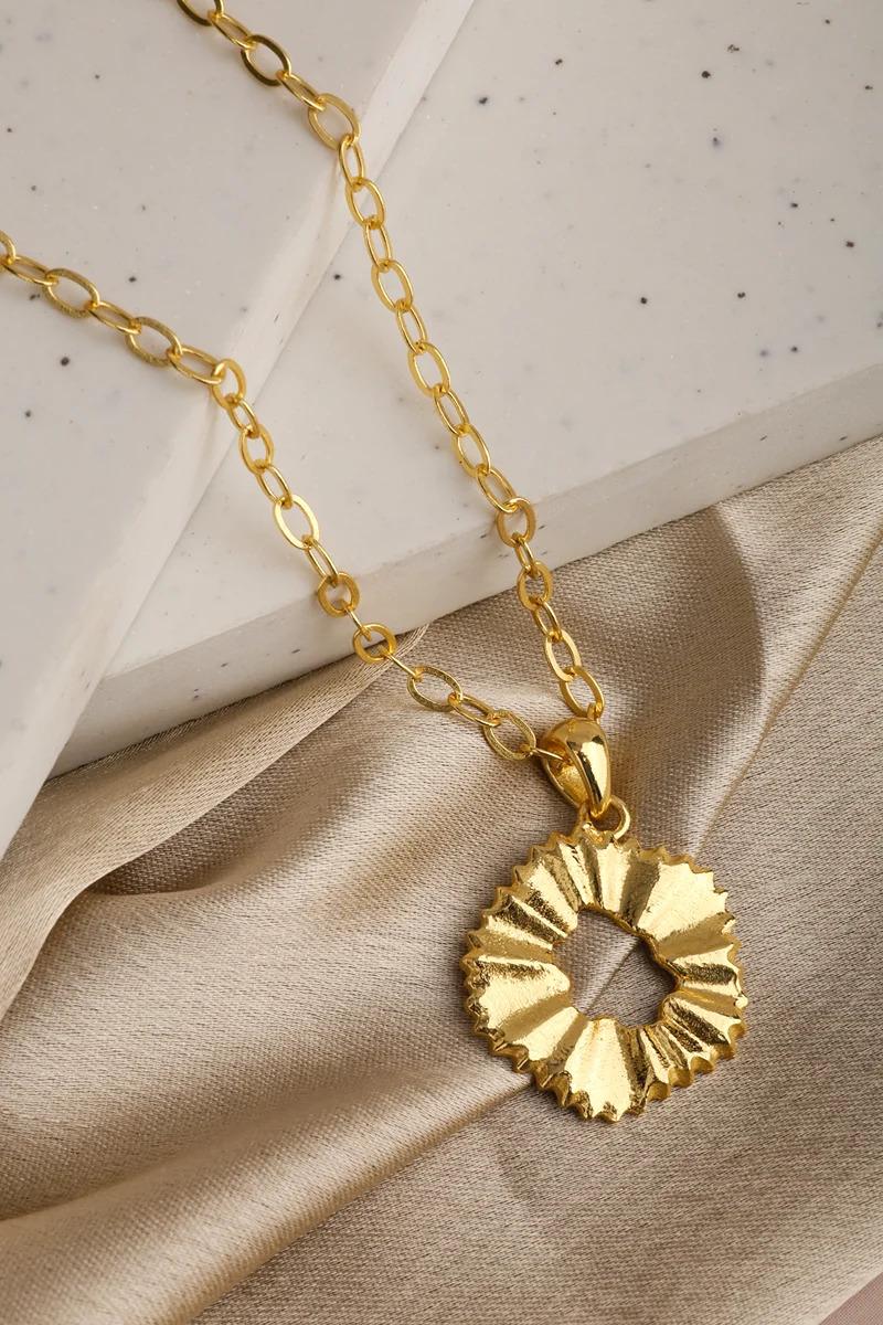 CHRYSSA GP ORGANIC CIRCLE NECKLACE