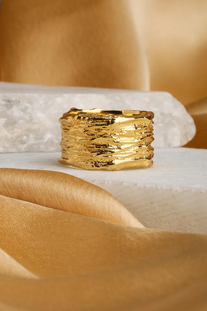 CHRYSSA GP TEXTURED RING