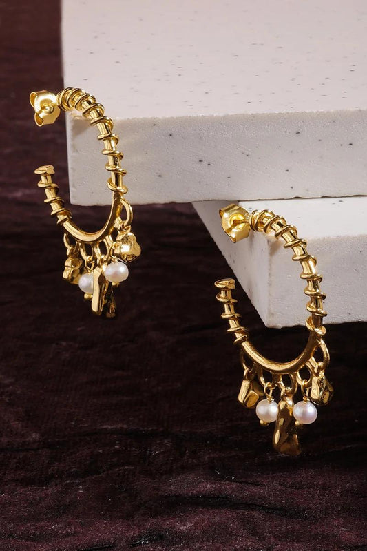 CHRYSSA GP FWP CHARM HOOPS