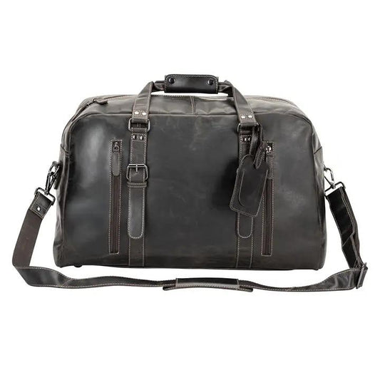 LEATHER WEEKEND BAG