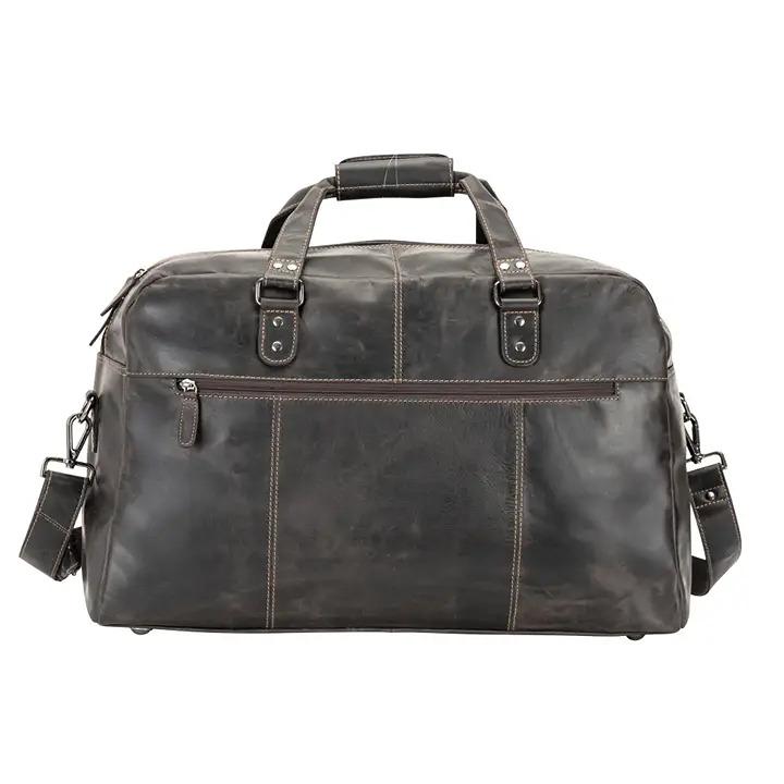 LEATHER WEEKEND BAG