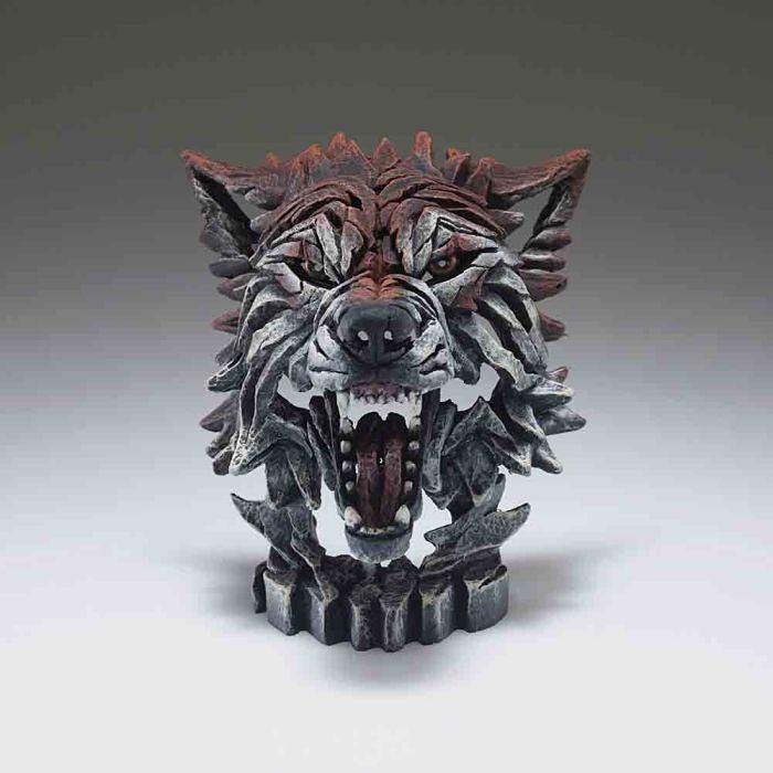 EDGE MINIATURE WOLF BUST