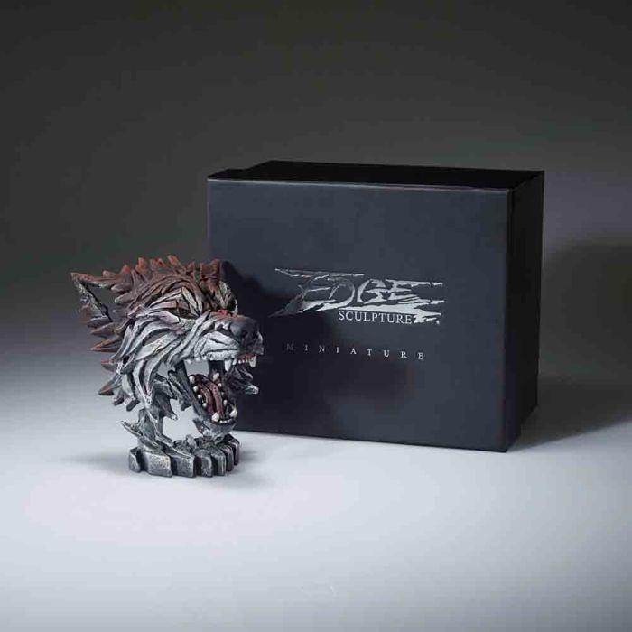 EDGE MINIATURE WOLF BUST