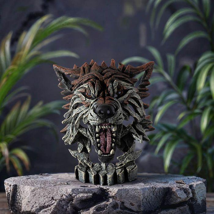 EDGE MINIATURE WOLF BUST