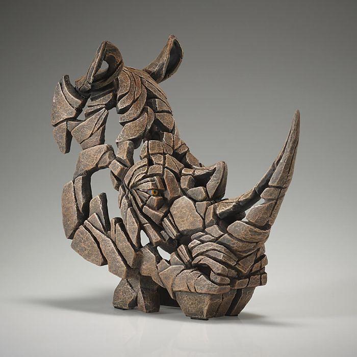 EDGE MINIATURE RHINOCEROS BUST
