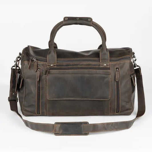 LEATHER TRAVEL BAG LARGE