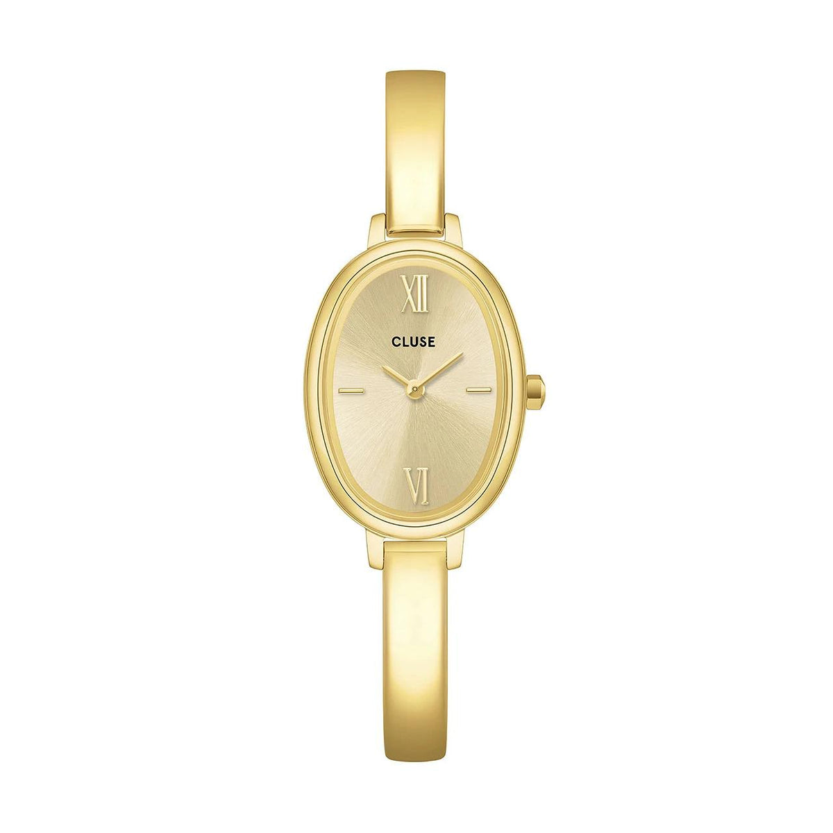 CLUSE L'OVALE BANGLE WATCH GOLD