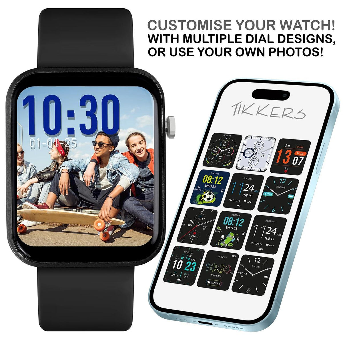 TIKKERS S13 BLACK TECH WATCH GIFT SET