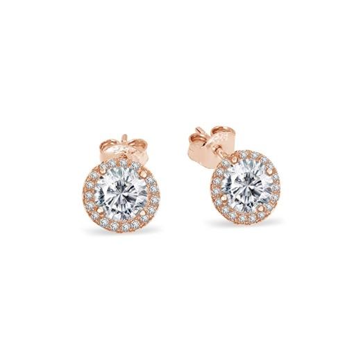 SS RGP ROUND HALO STUDS