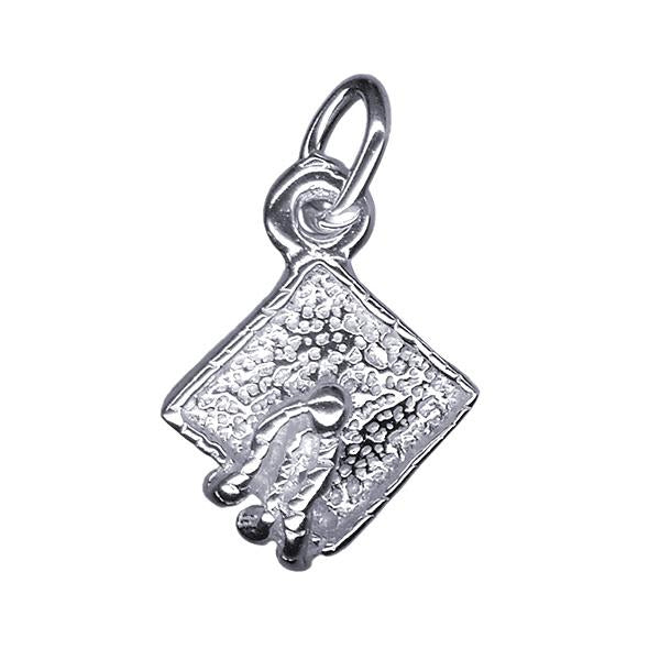 SS GRADUATION CAP CHARM