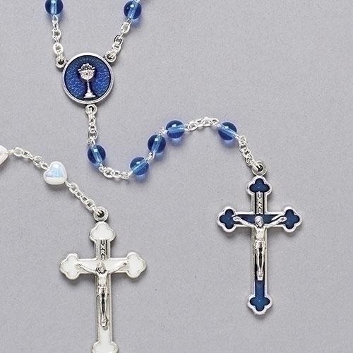 BLUE COMMUNION ROSARY