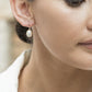 9RG OVAL MABE HOOK EARRINGS