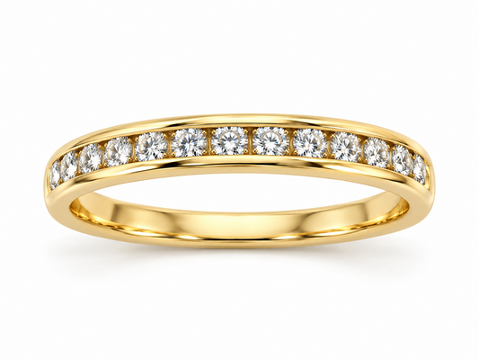 9CT YELLOW GOLD LADIES WEDDER