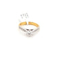 18CT Y/W DIAMOND ENGAGEMENT RING