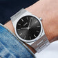 SILVER & BLACK CLUSE WATCH