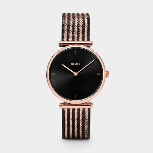 CLUSE TRIOMPHE MESH BICOLOUR WATCH