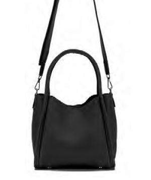 TRIXIE BLACK 2 PC HANDBAG