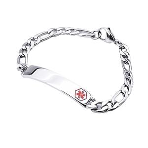 S STEEL MEDIC ID BRACELET