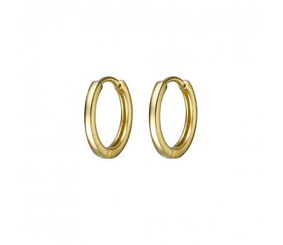STERLING SILVER GOLD PLATED HUGGIES