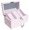 PINK WOODEN JEWELLERY BOX