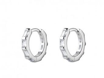 SS CZ BAGUETTE SET HUGGIES
