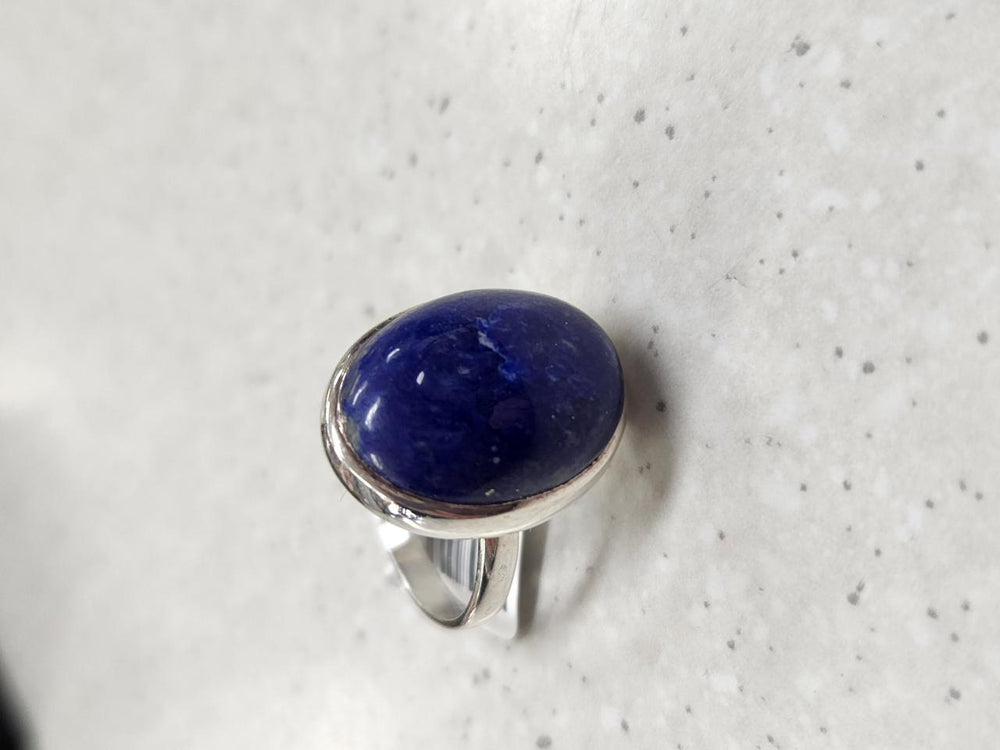 SS LAPIZ LAZULI RING