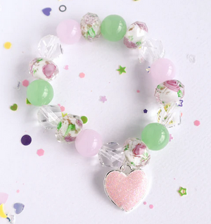 FLORAL HEART BRACELET