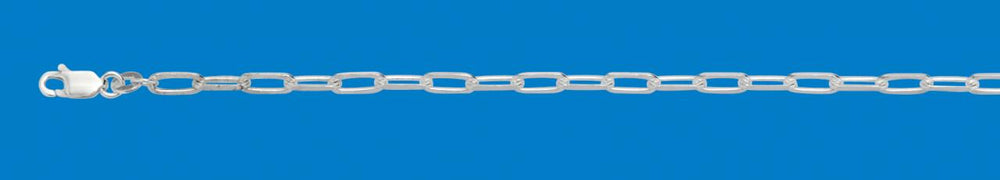 SS PAPER CLIP CHAIN - 45CM