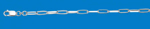 SS PAPERCLIP CHAIN - 40CM