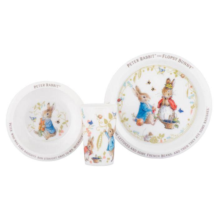 PETER RABBIT 3 PCE DINNER SET