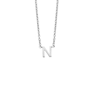 SS LETTER NECKLACE - N