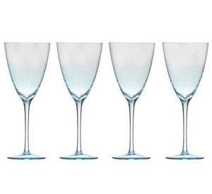 SKY BLUE WINE GLASSES