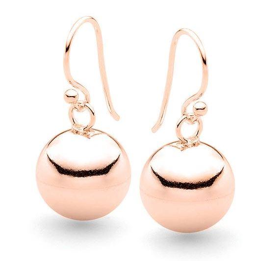 STERLING SILVER ROSE GOLD PLATED  HOOK RINGS