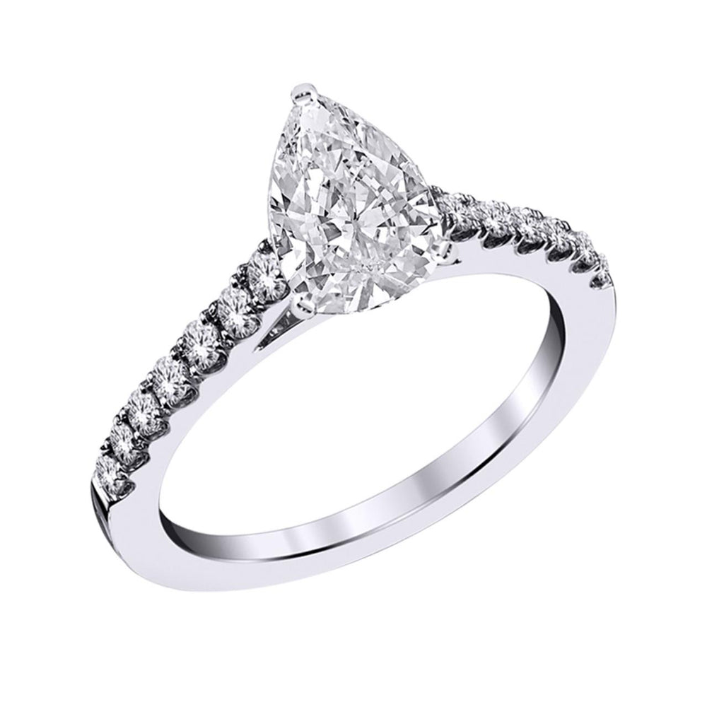14WG LAB GROWN DIAMOND ENGAGEMENT RING