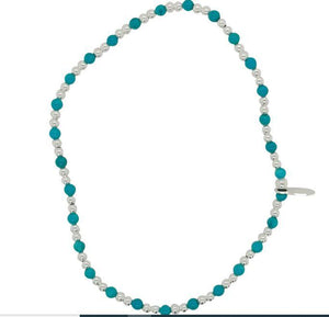 SILVER TRUQUOISE BRACELET