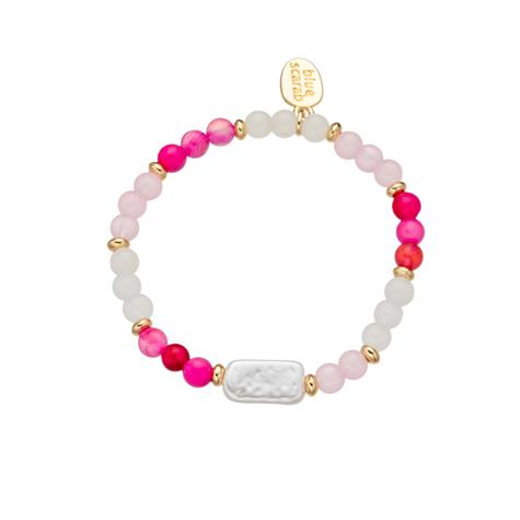 PINK BEADED BRACELET