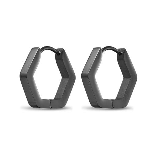 S STEEL MENS HEXAGON HUGGIES