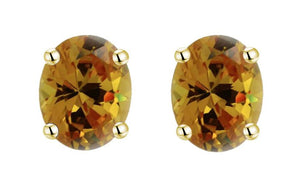 9Y CITRINE EARRINGS