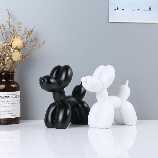 BALLOON DOG FIGURINE - WHITE