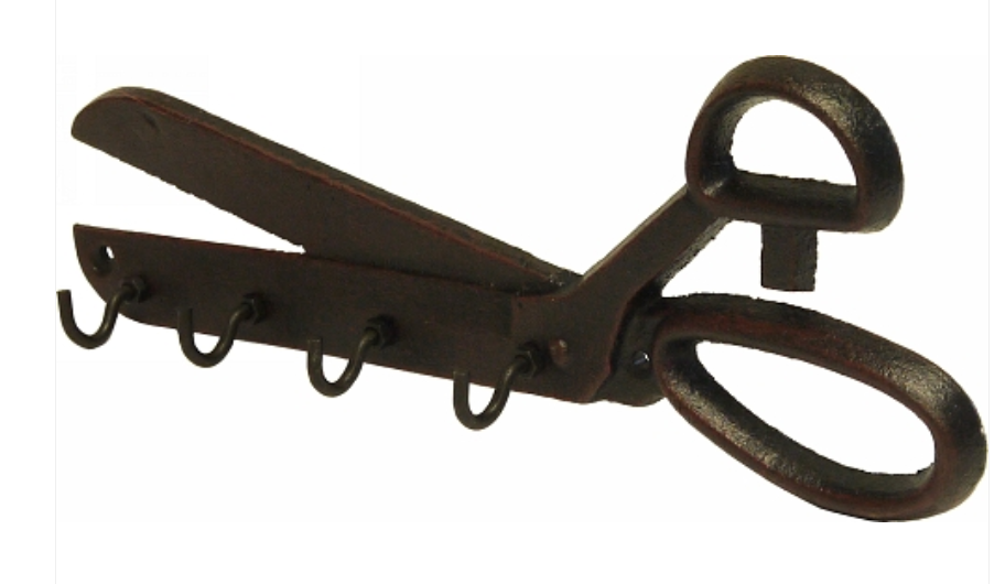 GARDEN SCISSORS KEY HOOK