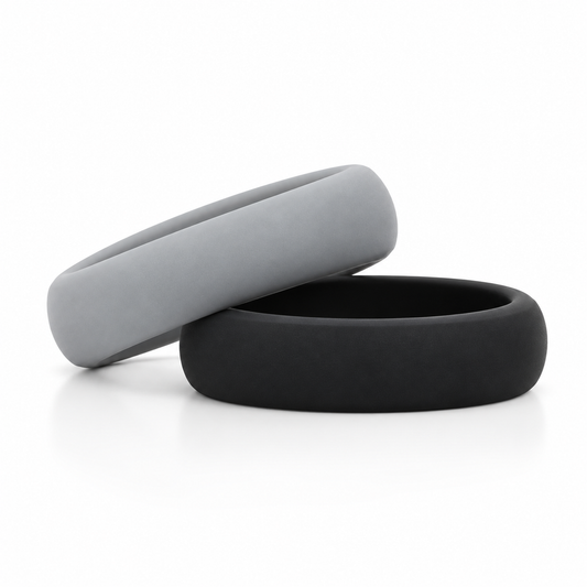 Men's 'Bold 2.0' Silicone Ring GREY SIZE 7