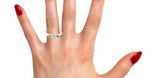 18CT WG ARGYLE PINK & WHITE DIAMOND ENGAGEMENT RING